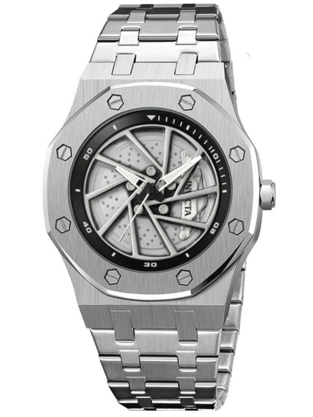 Invicta Speedway Rim Wheel Watch 42mm Stainless Steel